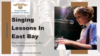 Singing Lessons In East Bay