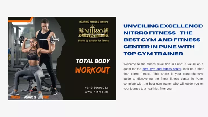 unveiling excellence nitrro fitness the best