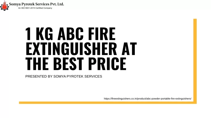 1 kg abc fire extinguisher at the best price