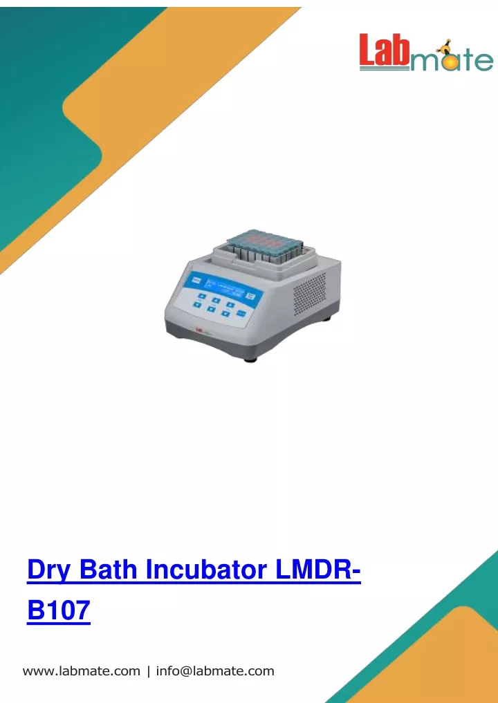 dry bath incubator lmdr b107