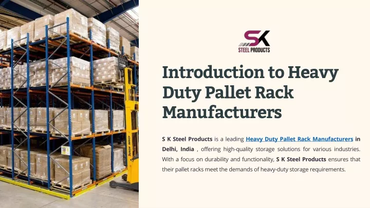 introduction to heavy duty pallet rack