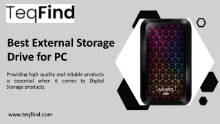 Best External Storage Drive for PC