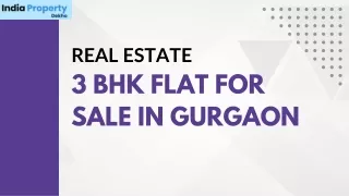 real estate 3 bhk flat for sale in gurgaon