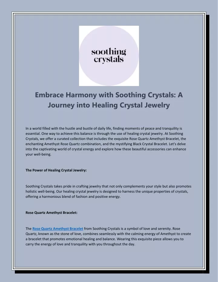 embrace harmony with soothing crystals a journey