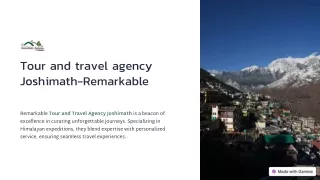 Tour-and-travel-agency-Joshimath-Remarkable