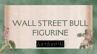 Buy Charging Bull Figurine, Wall Street Bull Figurine Online – theartarium