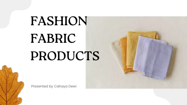 fashion fabric products