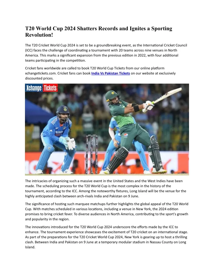 t20 world cup 2024 shatters records and ignites