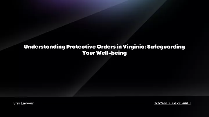 understanding protective orders in virginia