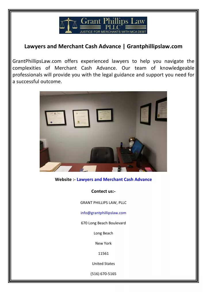 merchant cash advance attorney idaho