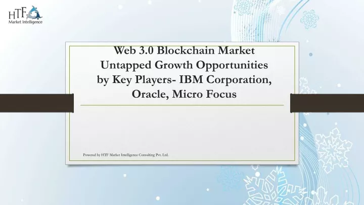 web 3 0 blockchain market untapped growth