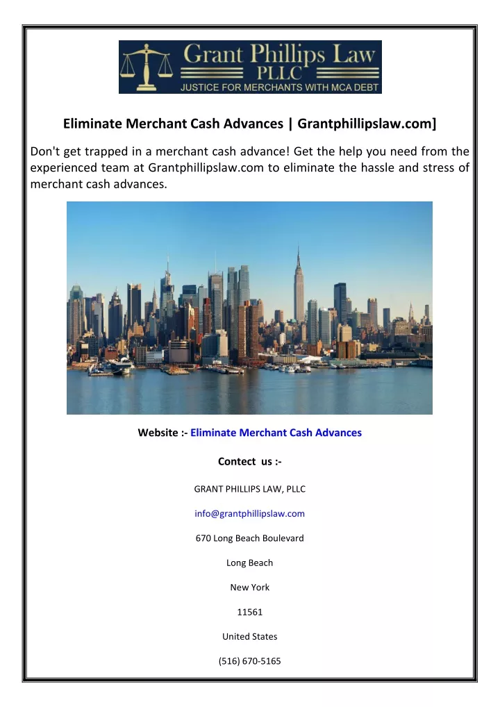 eliminate merchant cash advances grantphillipslaw