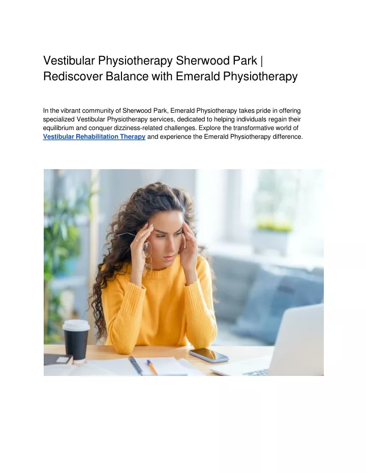 vestibular physiotherapy sherwood park rediscover