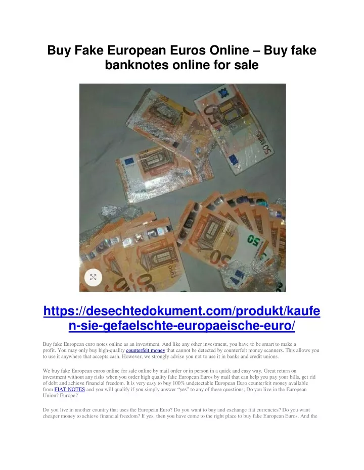 buy fake european euros online buy fake banknotes