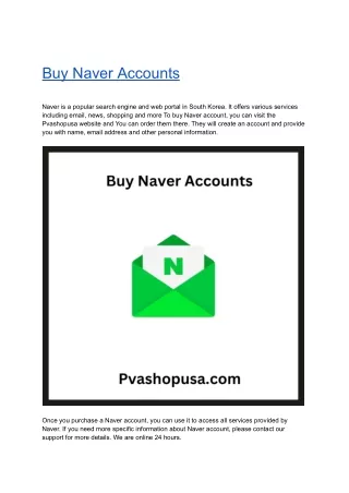 Buy Naver Accounts (1)