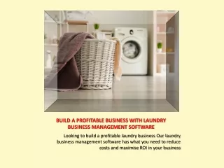 Productivity With Laundry Management Software