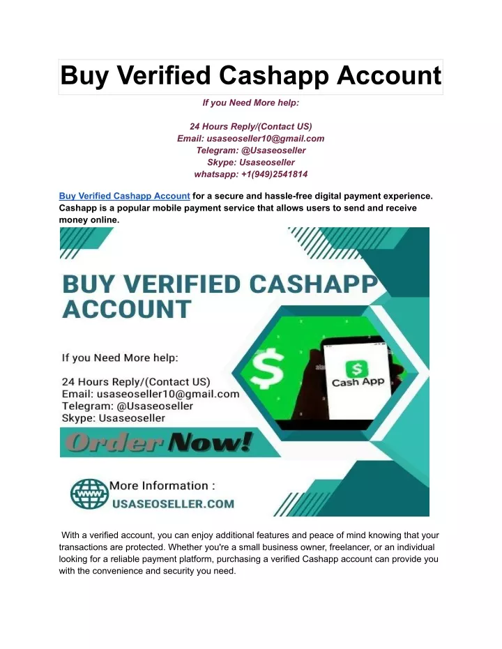 buy verified cashapp account