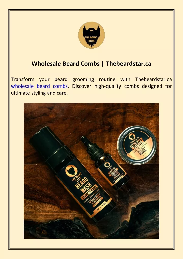 wholesale beard combs thebeardstar ca