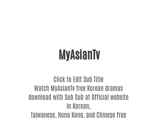 Myasian Tv Online Presentations Channel
