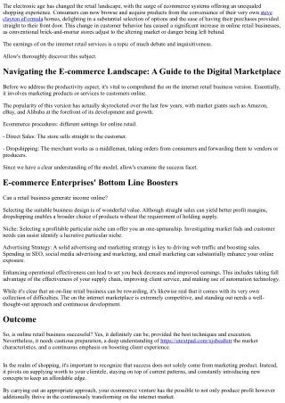 Customer-Centric E-commerce: Key to a Thriving Business