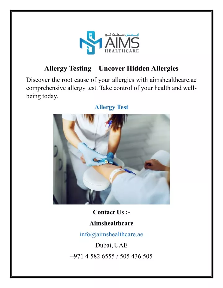 allergy testing uncover hidden allergies