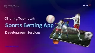 Top-notch Sports Betting App Development Services