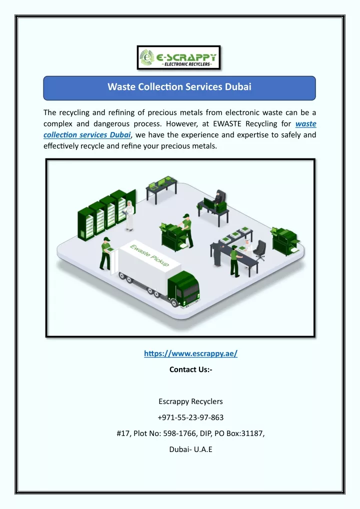 waste collection services dubai