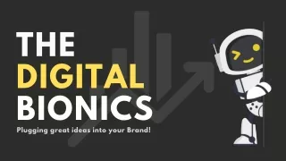 Introducing The Digital Bionics - Marketing Agency