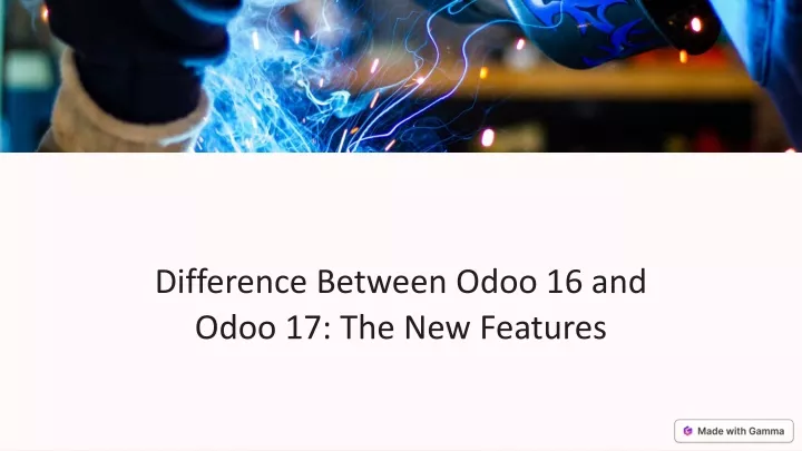 difference between odoo 16 and odoo