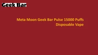 Geek Bar Pulse 15000 Puffs Meta Moon | Boost Your Vaping