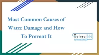 Most Common Causes of Water Damage and How To Prevent It