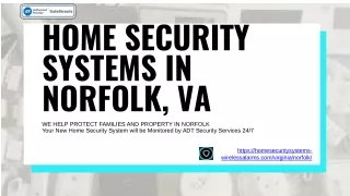 "Secure Homes, Peaceful Minds: Norfolk's Premier Home Security Solutions"