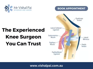 The Experienced Knee Surgeon You Can Trust