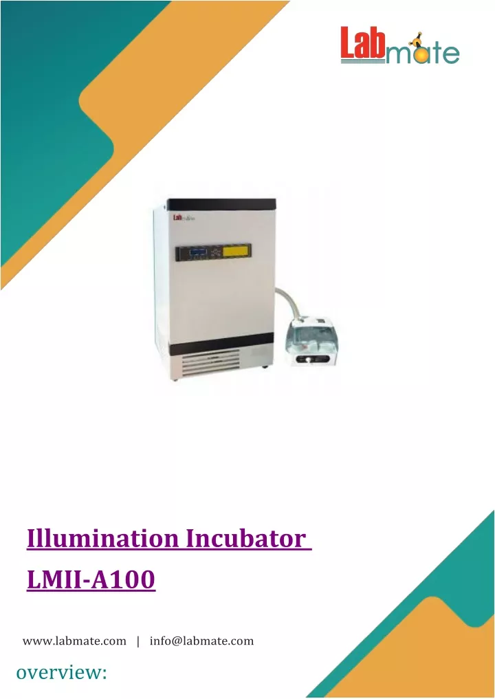 illumination incubator lmii a100