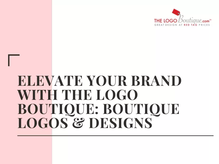 elevate your brand with the logo boutique