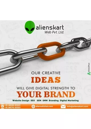 Our creative ideas will give digital strength to your brand