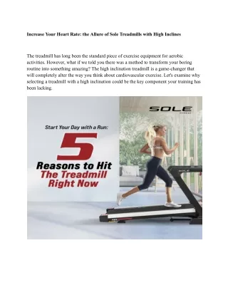 Increase Your Heart Rate_ the Allure of Sole Treadmills with High Inclines