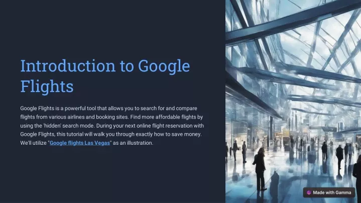 introduction to google flights
