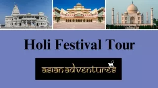 Holi Festival Tour Package | Holi Tour Jaipur