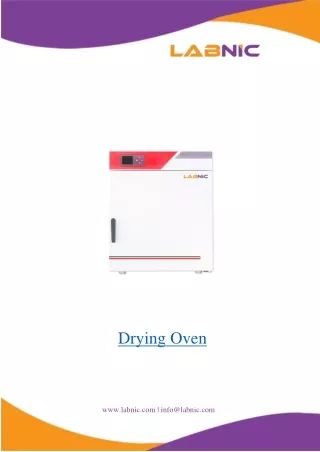 drying oven