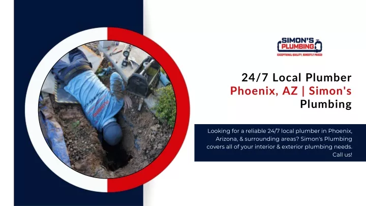 24 7 local plumber phoenix az simon s plumbing