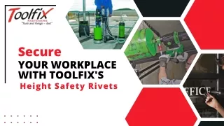 Secure Your Workplace with Toolfix's Height Safety Rivets