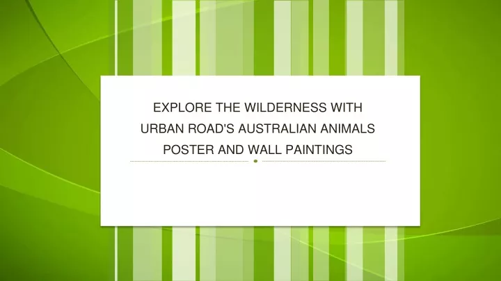 explore the wilderness with urban road s australian animals poster and wall paintings