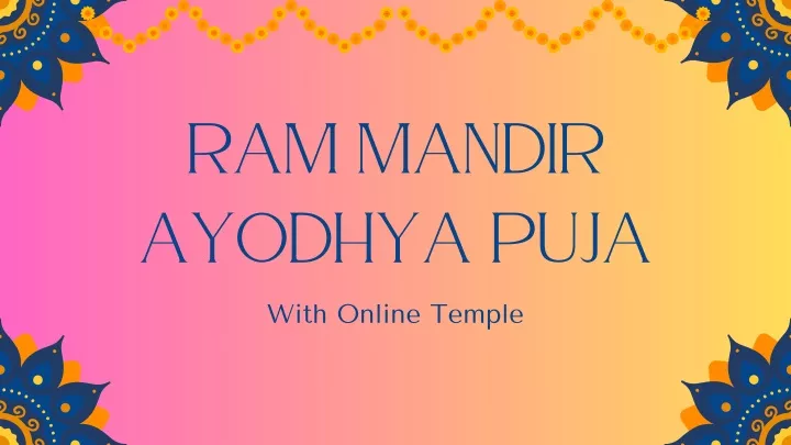 ram mandir ayodhya puja with online temple