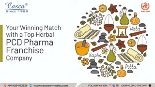 Your Winning Match with a Top Herbal PCD Pharma Franchise Company