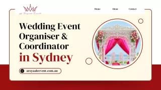 Wedding Event Organiser & Coordinator in Sydney