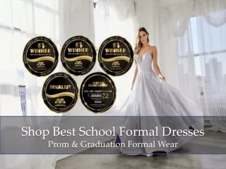 Shop Best School Formal Dresses - Forever Bridal & Formal