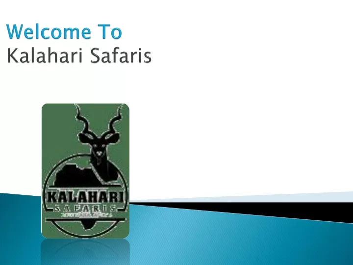welcome to kalahari safaris