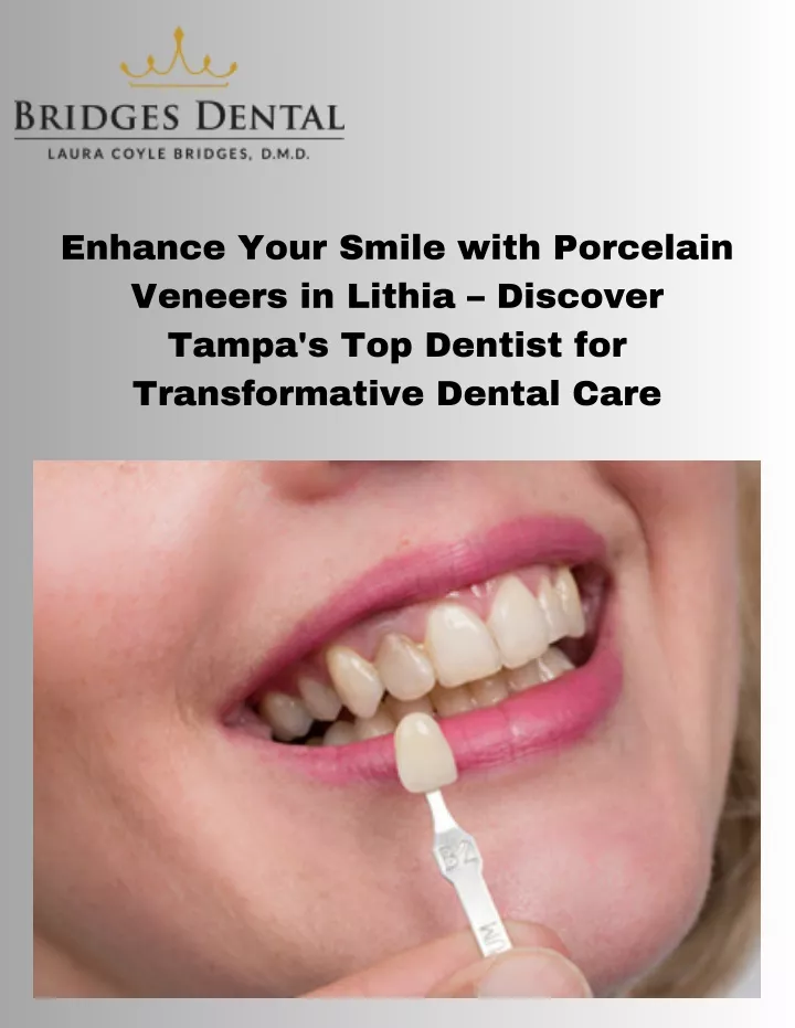 enhance your smile with porcelain veneers