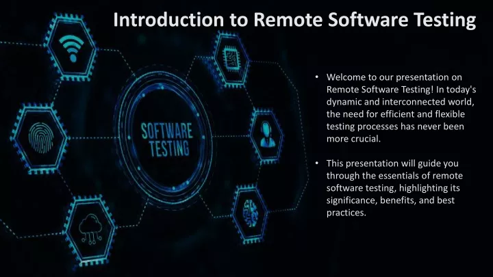 introduction to remote software testing